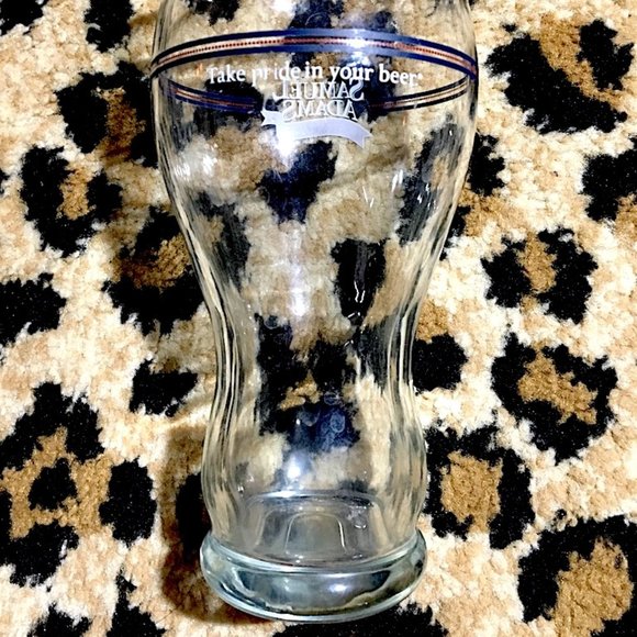 SAMUEL SAM ADAMS BOSTON LAGER TAKE PRIDE IN YOUR BEER 16 oz PINT BEER GLASS - Picture 4 of 4